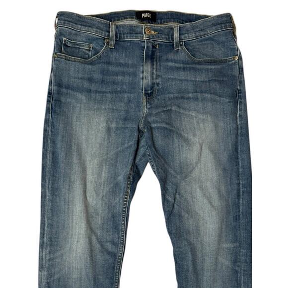Paige Federal Cartwright Medium Wash Jeans Men’s Size 36 X 30 - Picture 2 of 8